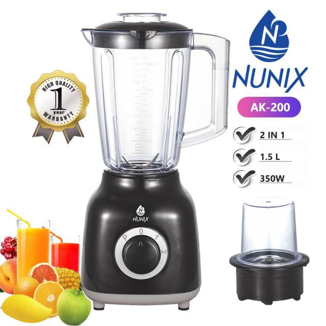 Nunix ak200 2in 1  1.5 l blender